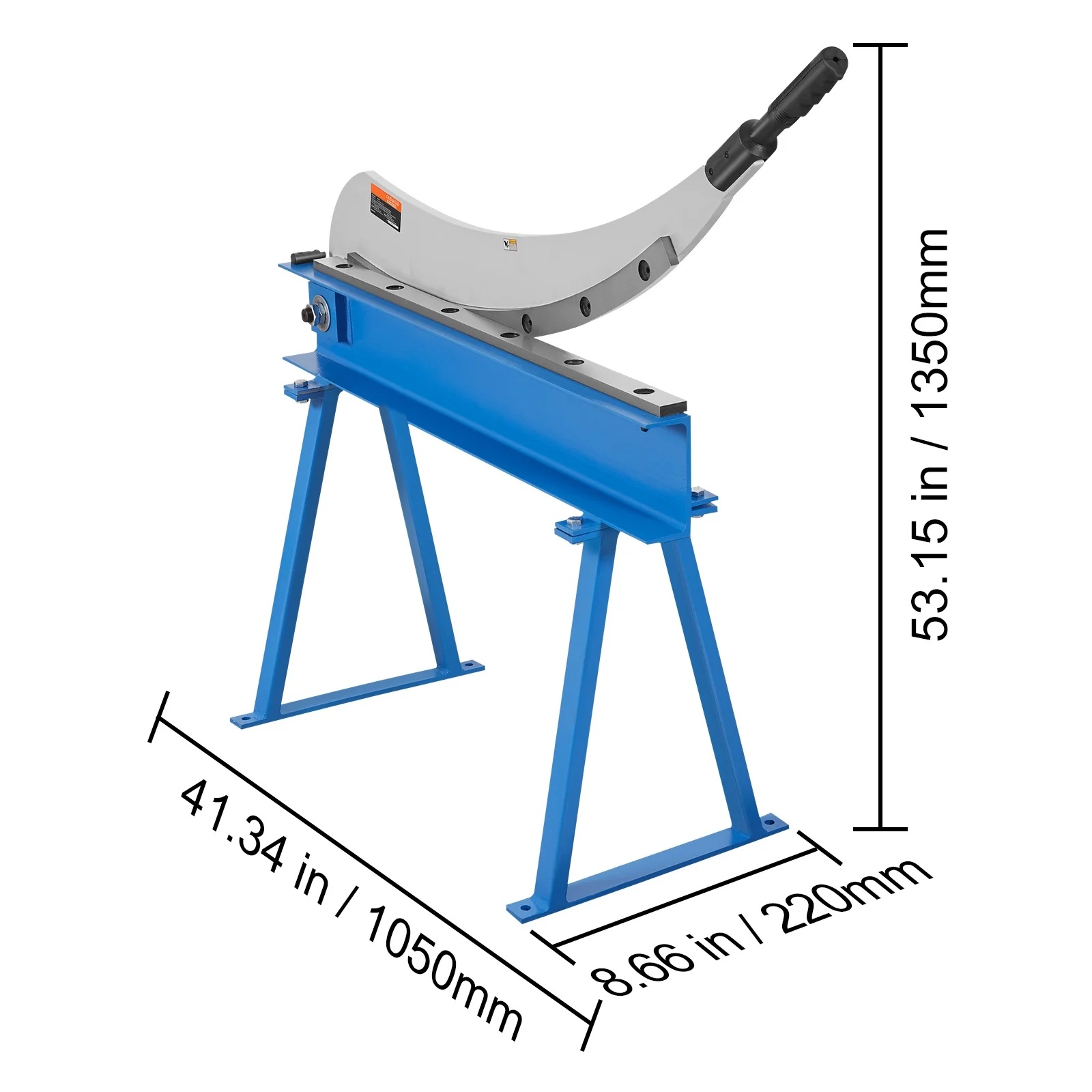 BENTISM 32" Manual Hand Plate Shear Machine Benchtop Cutter Metal Sheet Processing - Image 8