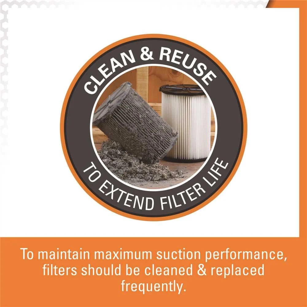 RIDGID Canister Vacuum Cleaner - Long-lasting Motor - Image 6