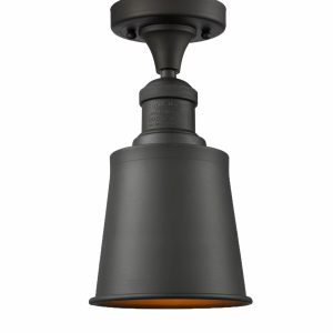 Innovations Lighting - Addison - 1 Light Semi-Flush Mount In Traditional Style-9