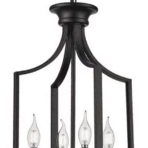 Trans Globe Lighting 11215 Hillcrest 4 Light 14" Wide Pendant - Black