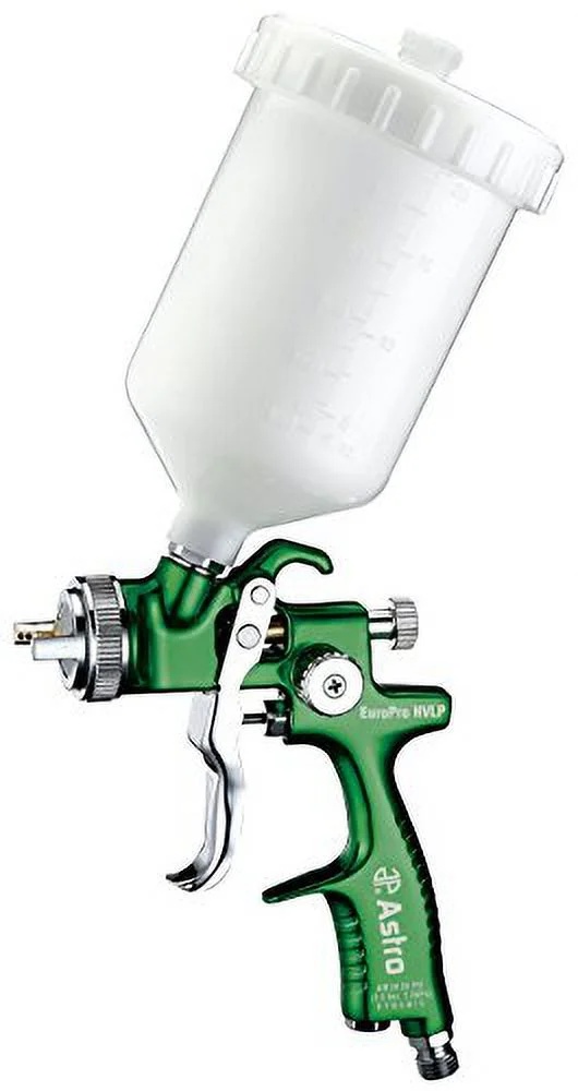 Astro Pneumatic EuroPro Forged HVLP 1.9mm Spray Gun w/ Plastic Cup - Image 2