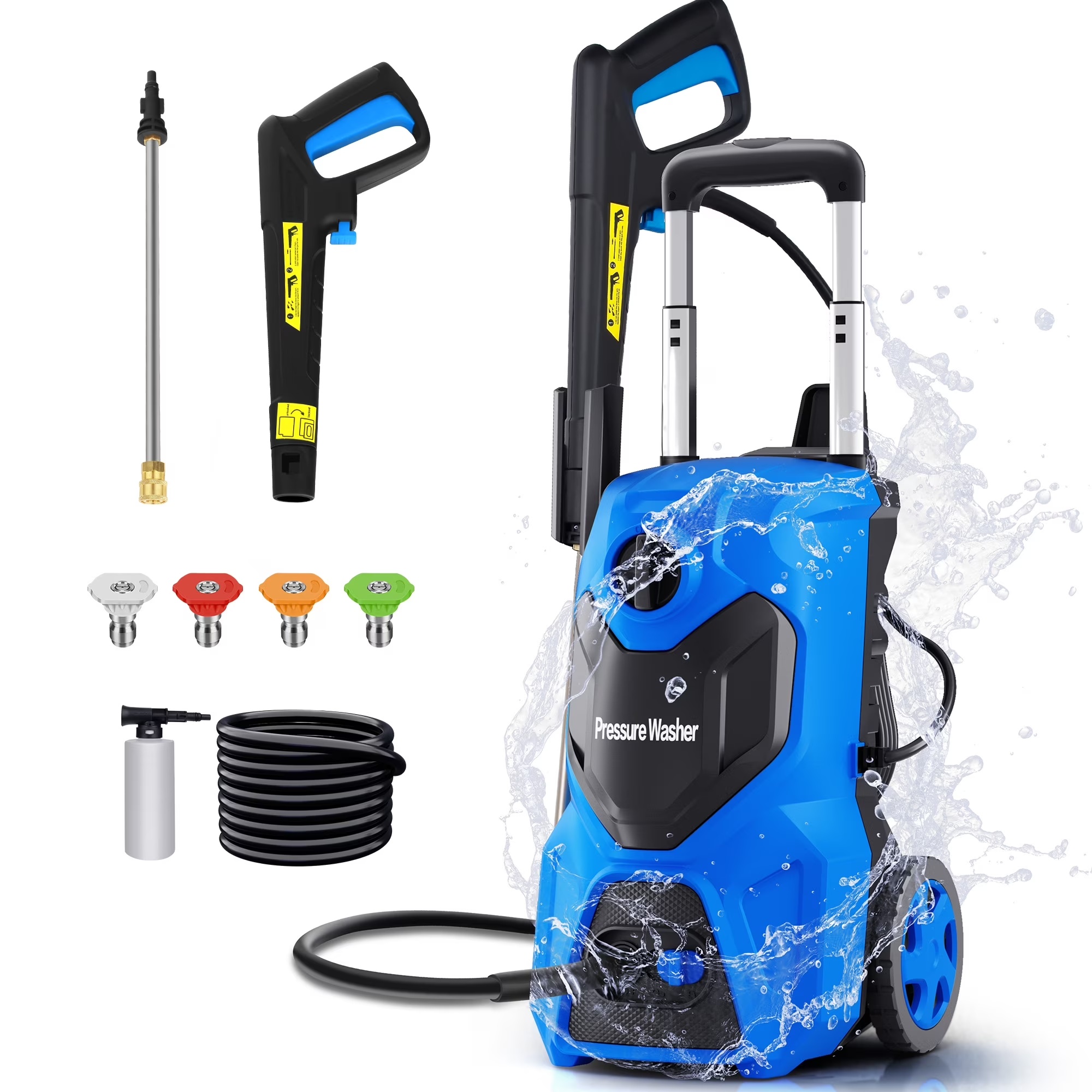 Fenbeli Electric Pressure Washer, 3800 PSI 2.6GPM Power Washer for Cars, Fences and Patios - Image 7