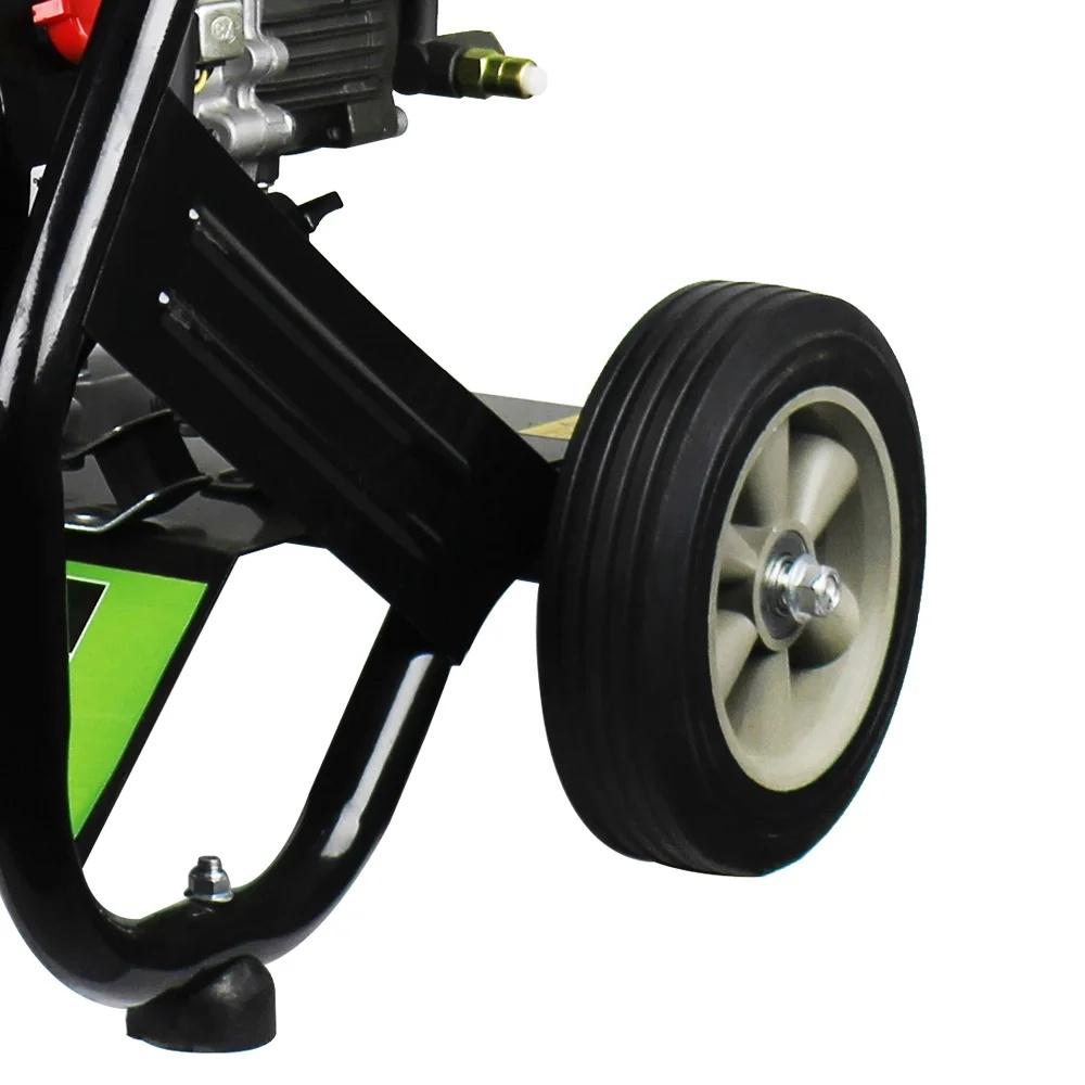 Yardmaster Gas Pressure Washer, 2600PSI 1.7GPM Power Washer for Patio& Garden, 4800W Pressure Washer with 25' High-Pressure Hose, 5 Nozzle, Soap Tank & Spray Gun, Black&Green - Image 9