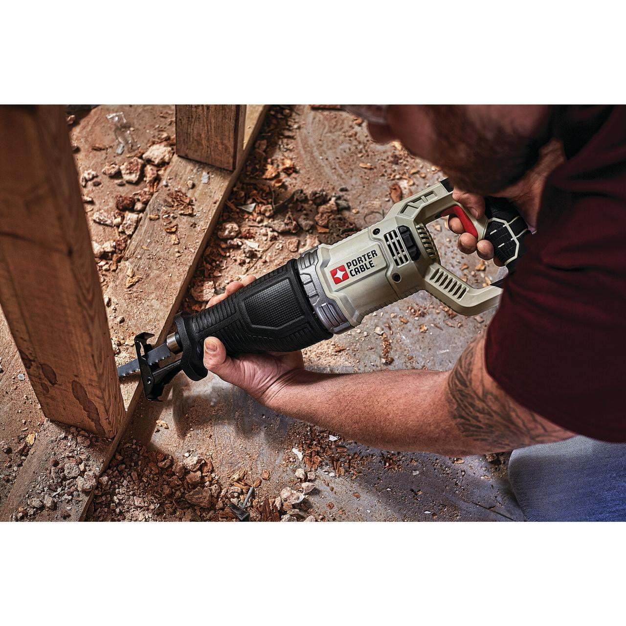 PORTER CABLE PCE360 - 7.5-Amp Variable Speed Reciprocating Saw - Image 3