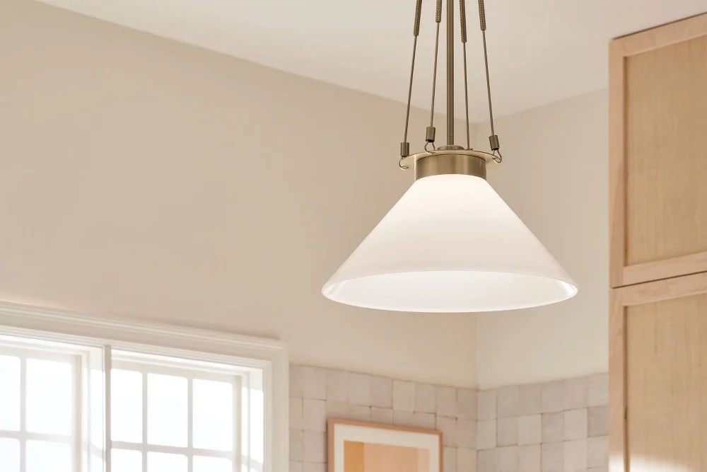 52581BK-Kichler Lighting-Albers - 1 Light Pendant-31.25 Inches Tall and 18.25 Inches Wide-Black Finish -Traditional Installation - Image 4
