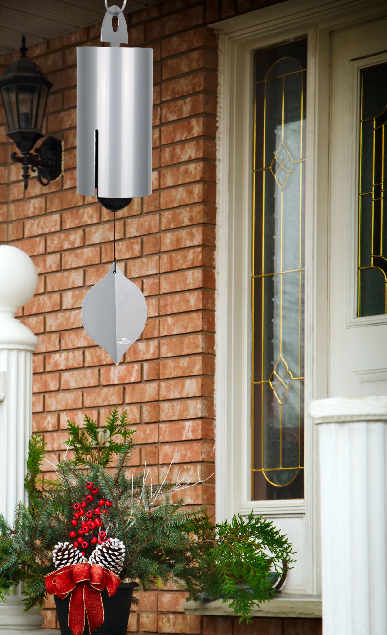 Woodstock Windchimes Heroic Windbell Harbor Gray, Wind Chimes For Outside, Wind Chimes For Garden, Patio, and Outdoor D-cor, 40"L - Image 2