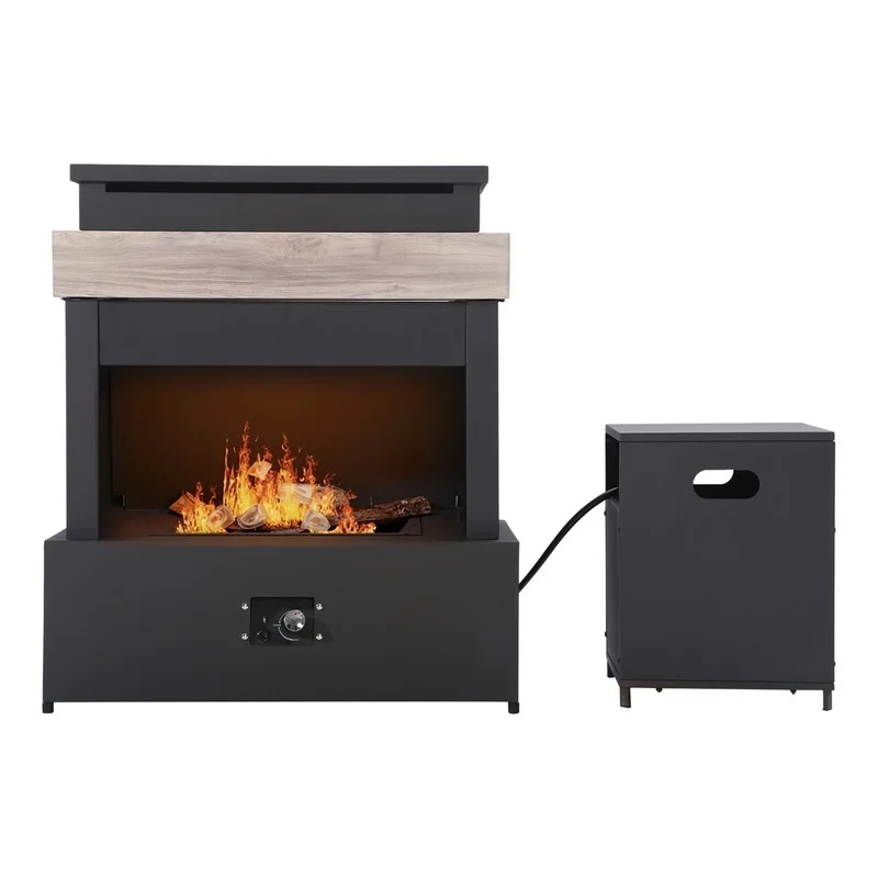GAZEBETER Outdoor Gas Fireplace, 35" 50000 BTU Patio Gas Fire Pit Propane with Rain Cover, CSA Certified, Adjustable Flame for Deck, Backyard, Balcony - Image 21