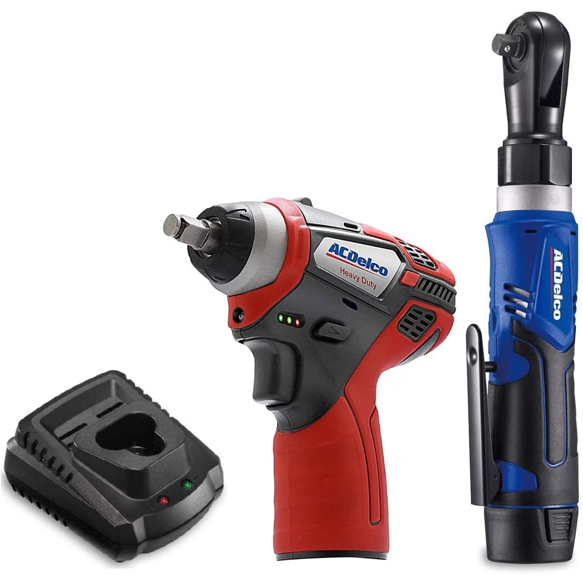 ACDelco ACDelco G12 Series 12V Li-ion Cordless 3/8"? Ratchet Wrench & Impact Wrench Combo Tool Kit