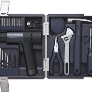 HOTO Cordless Brushless Drill Tool Set, Variable Speed, Hidden Buckle, LED Screen, Intelligent Digital Display, Safe, Exquisite & Practical, High-end Drill Kit for Home/Daily Use