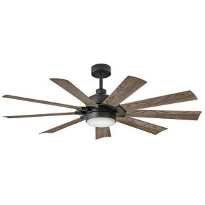 Hinkley Lighting - Turbine - 9 Blade Ceiling Fan with Light Kit In Modern and