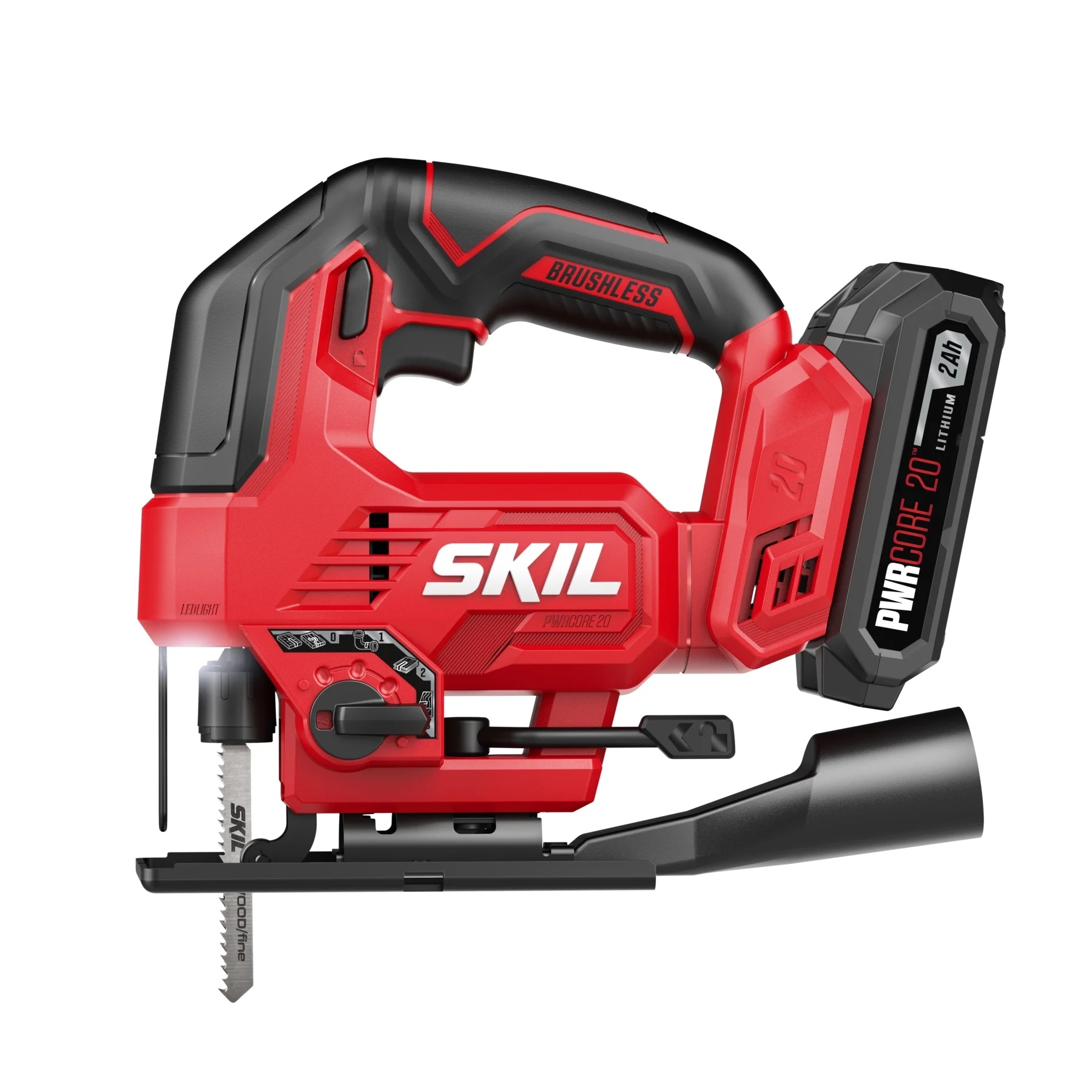 SKIL Brushless 20V Compact Multi-Head Drill Driver Kit Including 2.0 Ah USB-C Battery & PD Charger-QD6293B-10 - Image 3