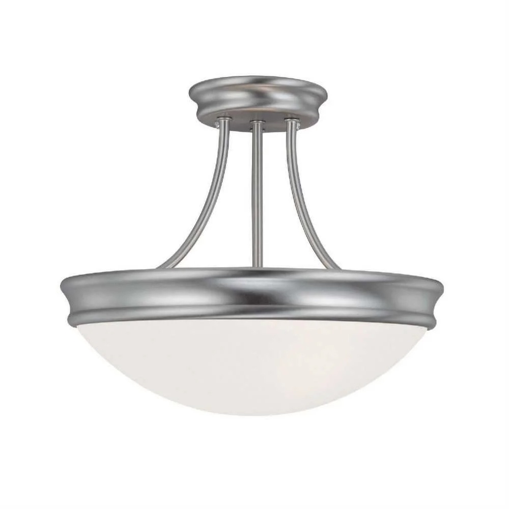 14 Inch 3 Light Semi-Flush Mount In Traditional Style 14 High By 11.75 Wide-Oil Rubbed Bronze Finish Capital Lighting 2037Or - Image 2