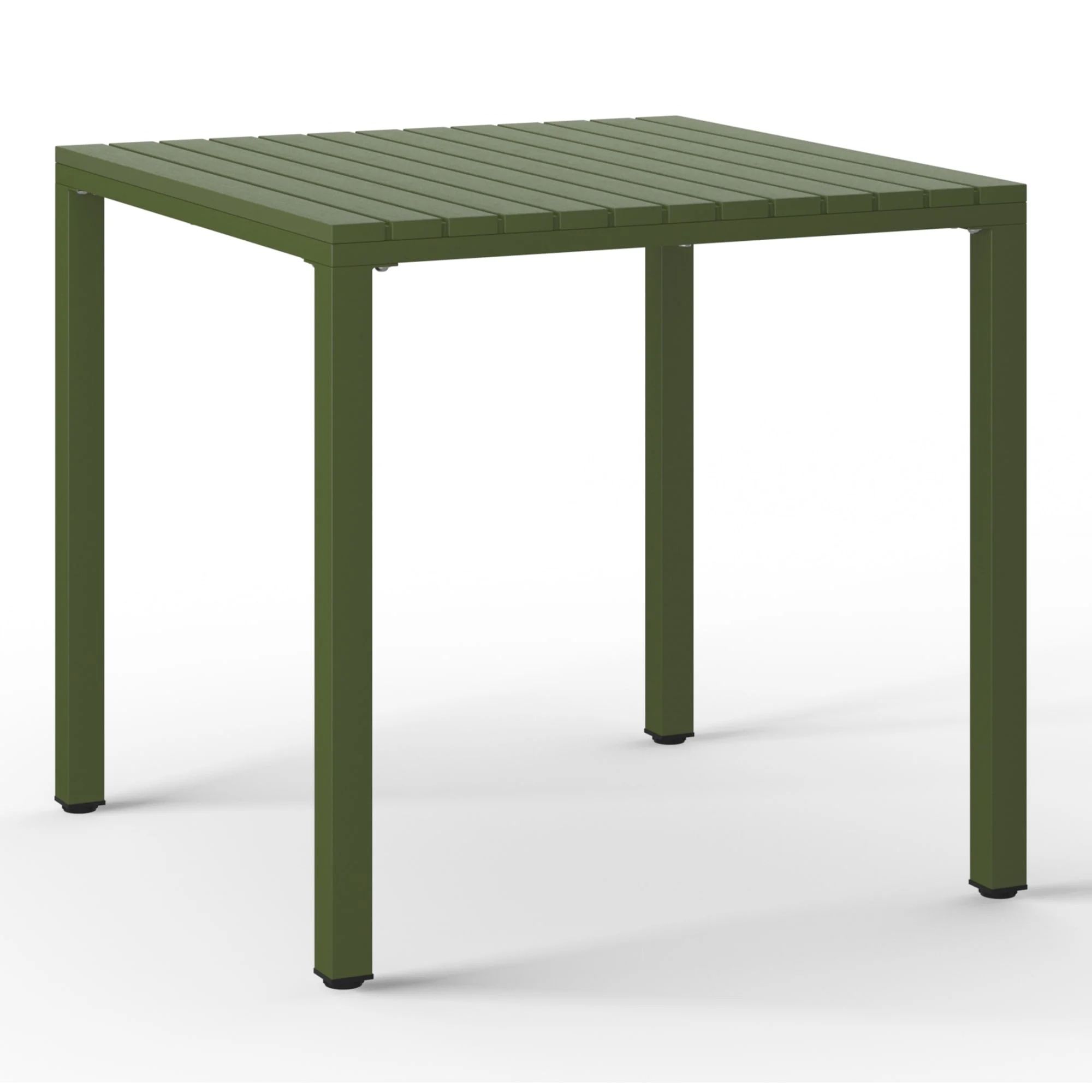 WestinTrends Playa 5-Piece Outdoor Metal Frame Dining Table Patio Set with Stackable Patio Dining Chairs, Olive Green - Image 17
