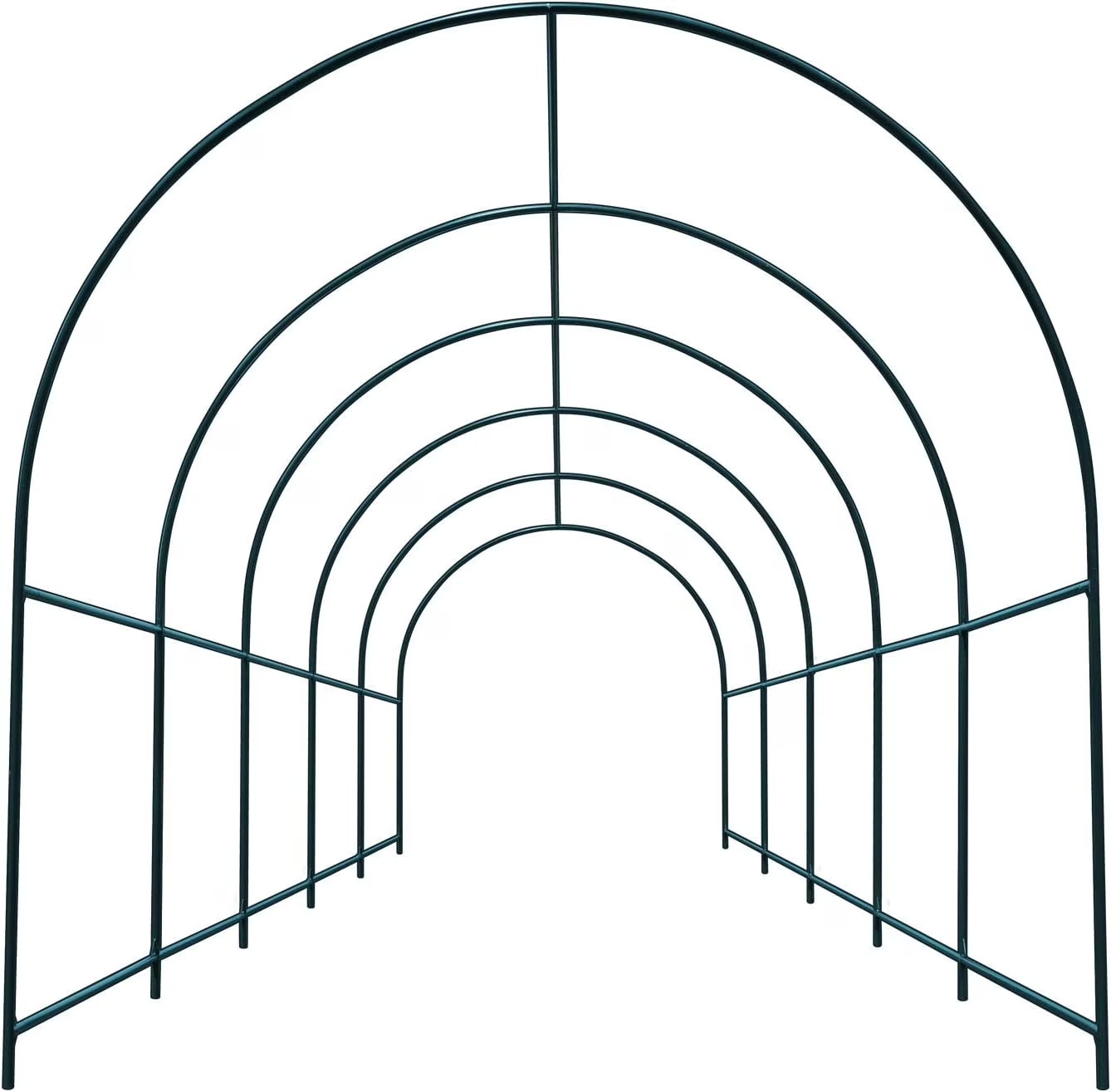 YardGrow Large Garden Support Arch Frame Climbing Plant Arch Arbor for Various Climbing Plant Roses Vines Birthday Wedding Party Decoration Pergola Frame (6.5 x 7 x 7.2ft) - Image 11