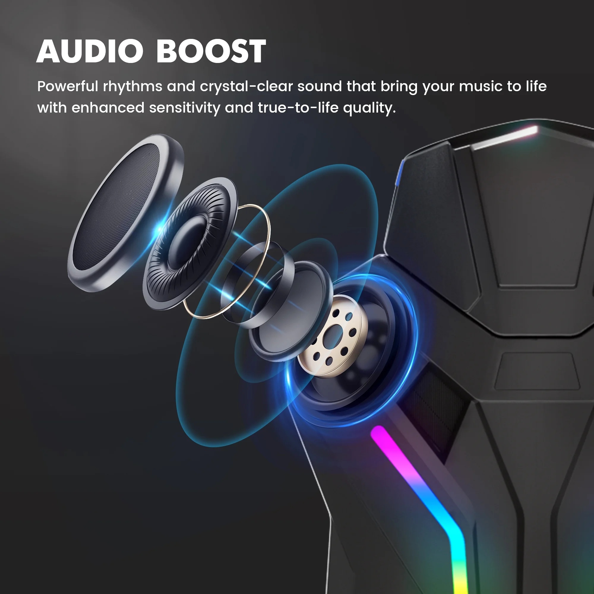 GTRACING LUFT-600 Gaming Chair with Bluetooth Speakers and LED Lighting, White - Image 26