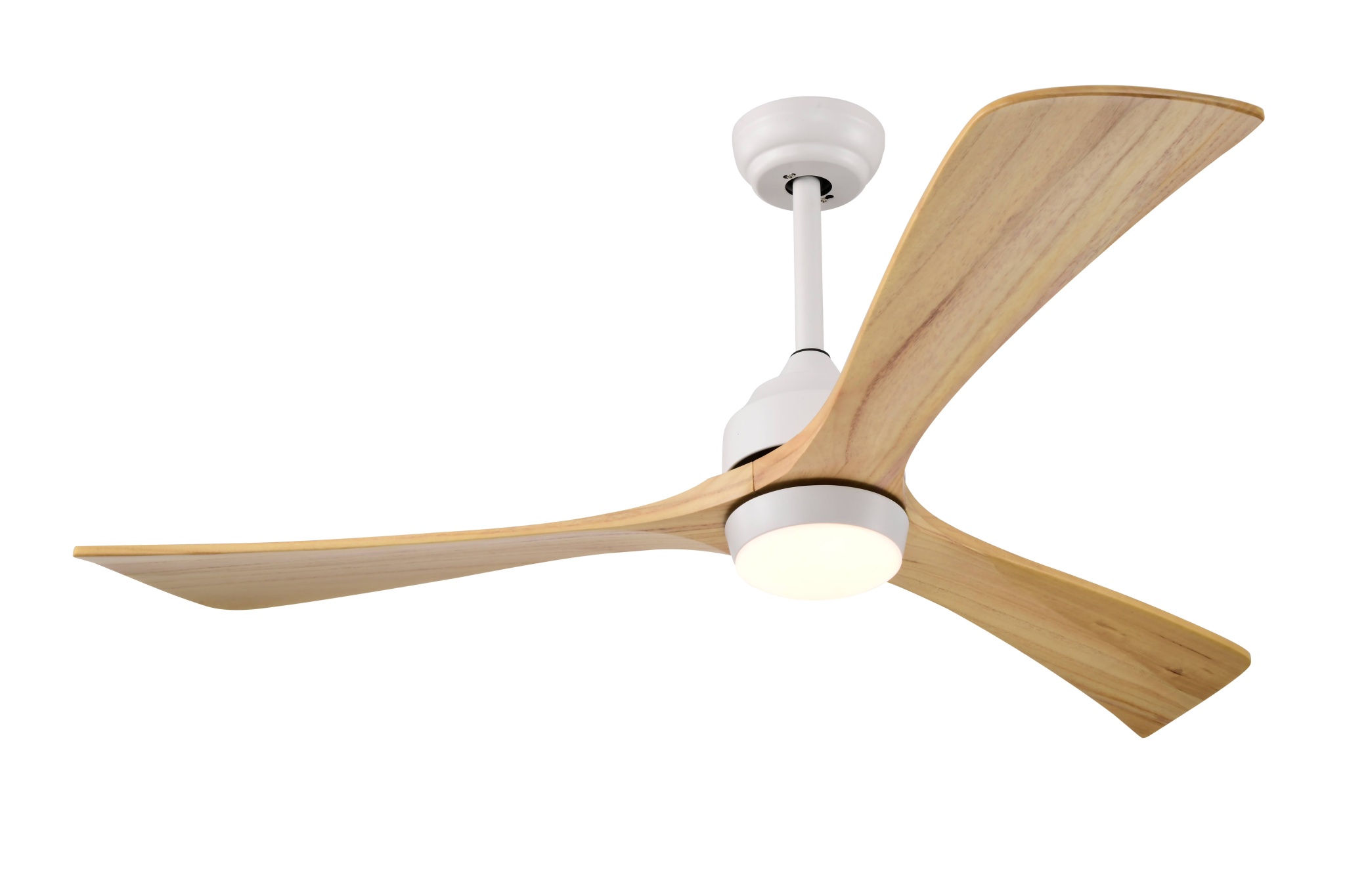 52" Ceiling Fan with Lights Remote Control,Quiet DC Motor 3 Blade Ceiling Fans 6 Speed Levels,Reversible Ceiling Fan, for Patio Living Room, Bedroom, Office,Indoor.(Matte Black +Black Walnut )