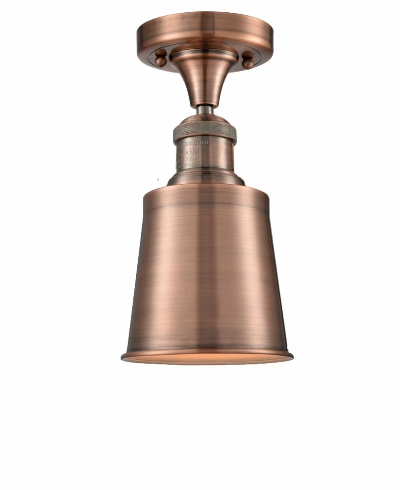 Innovations Lighting - Addison - 1 Light Semi-Flush Mount In Traditional Style-9 - Image 5