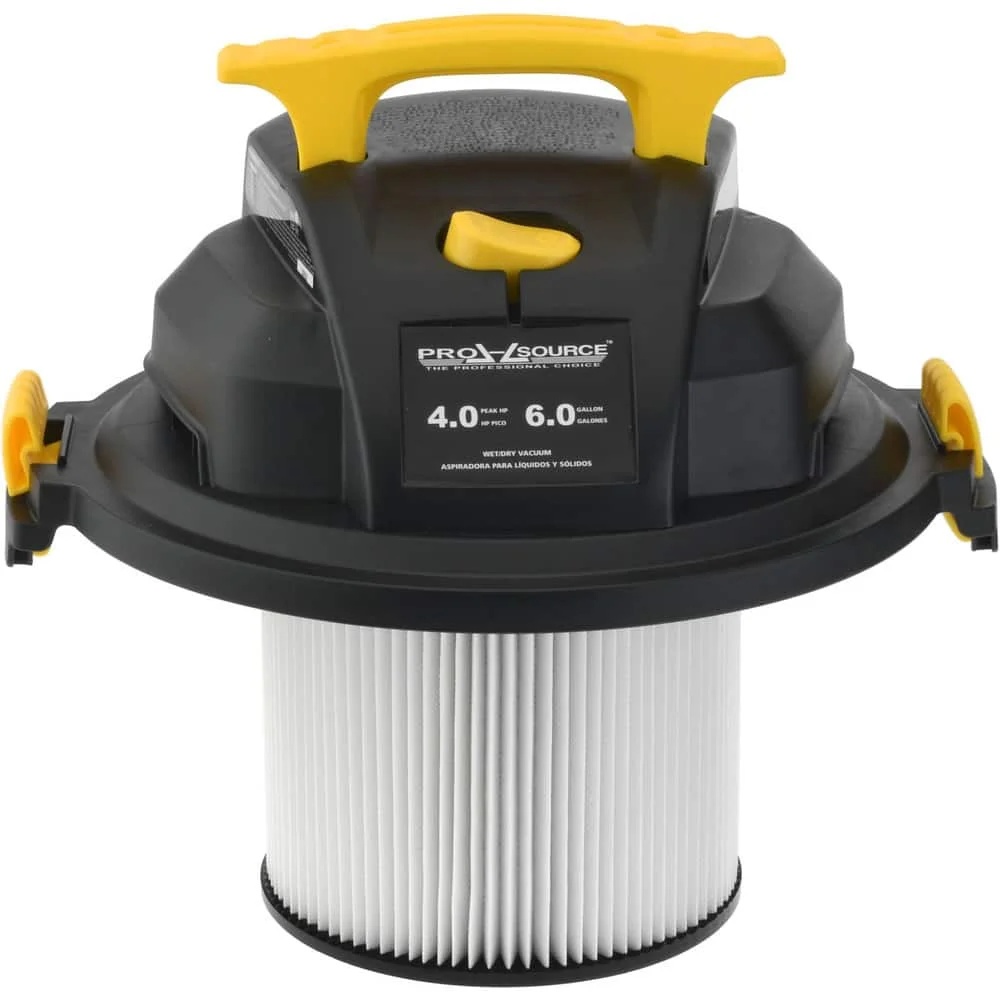PRO-SOURCE 6 Gallon Wet/Dry Vacuum with Attachments - Image 3