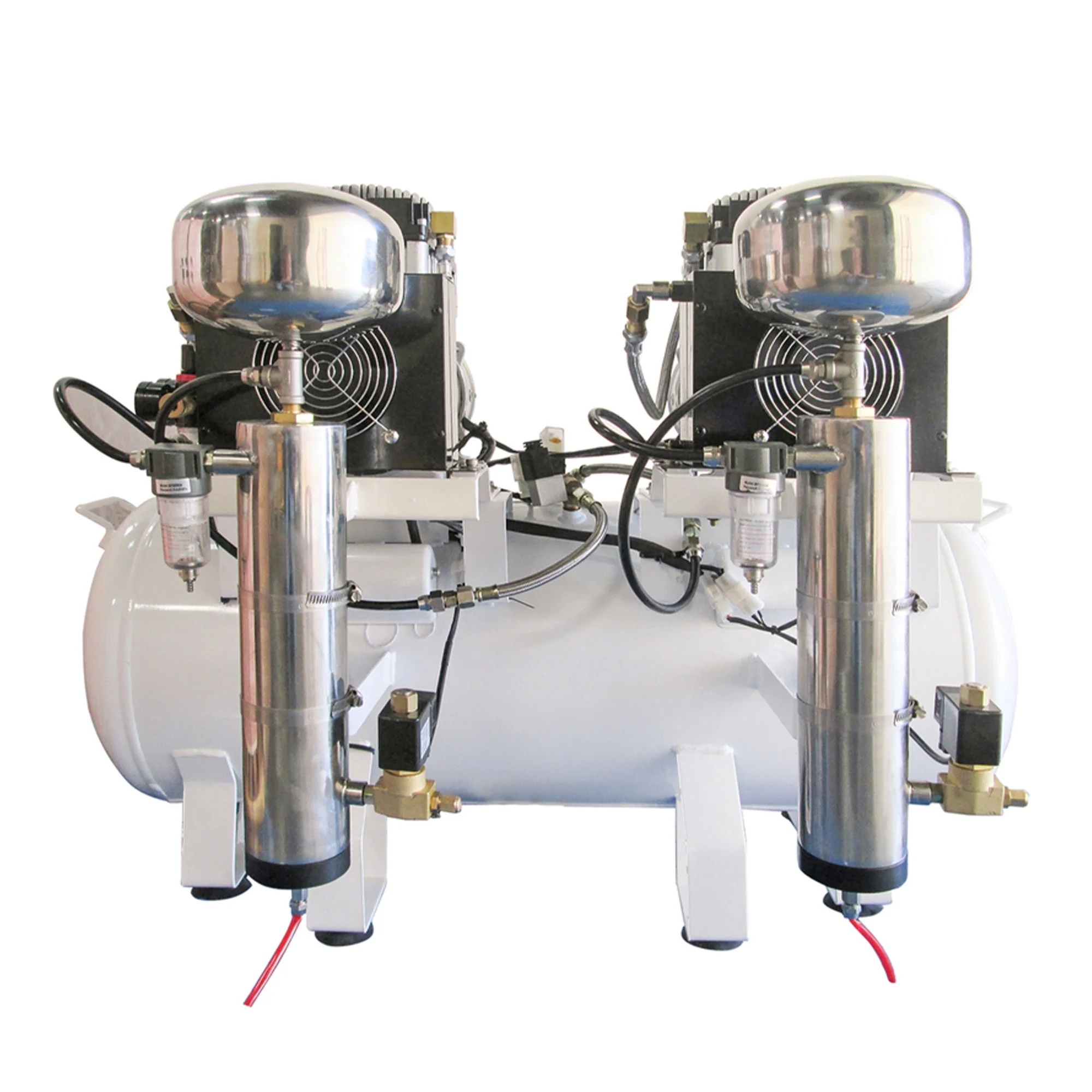 4 HP 20 Gallon 20040DCAD Ultra Quiet and Oil-Free Hot Dog Air Compressor with Air Dryer - Image 3