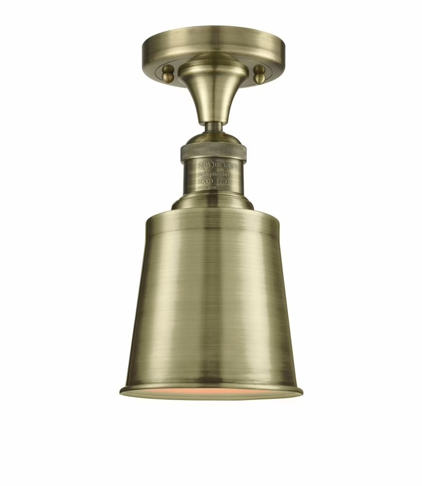 Innovations Lighting - Addison - 1 Light Semi-Flush Mount In Traditional Style-9 - Image 6