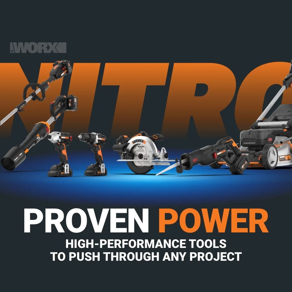 Worx Nitro WX542L 20V Power Share Cordless Jigsaw with Brushless Motor (Battery & Charger Included) - Image 10