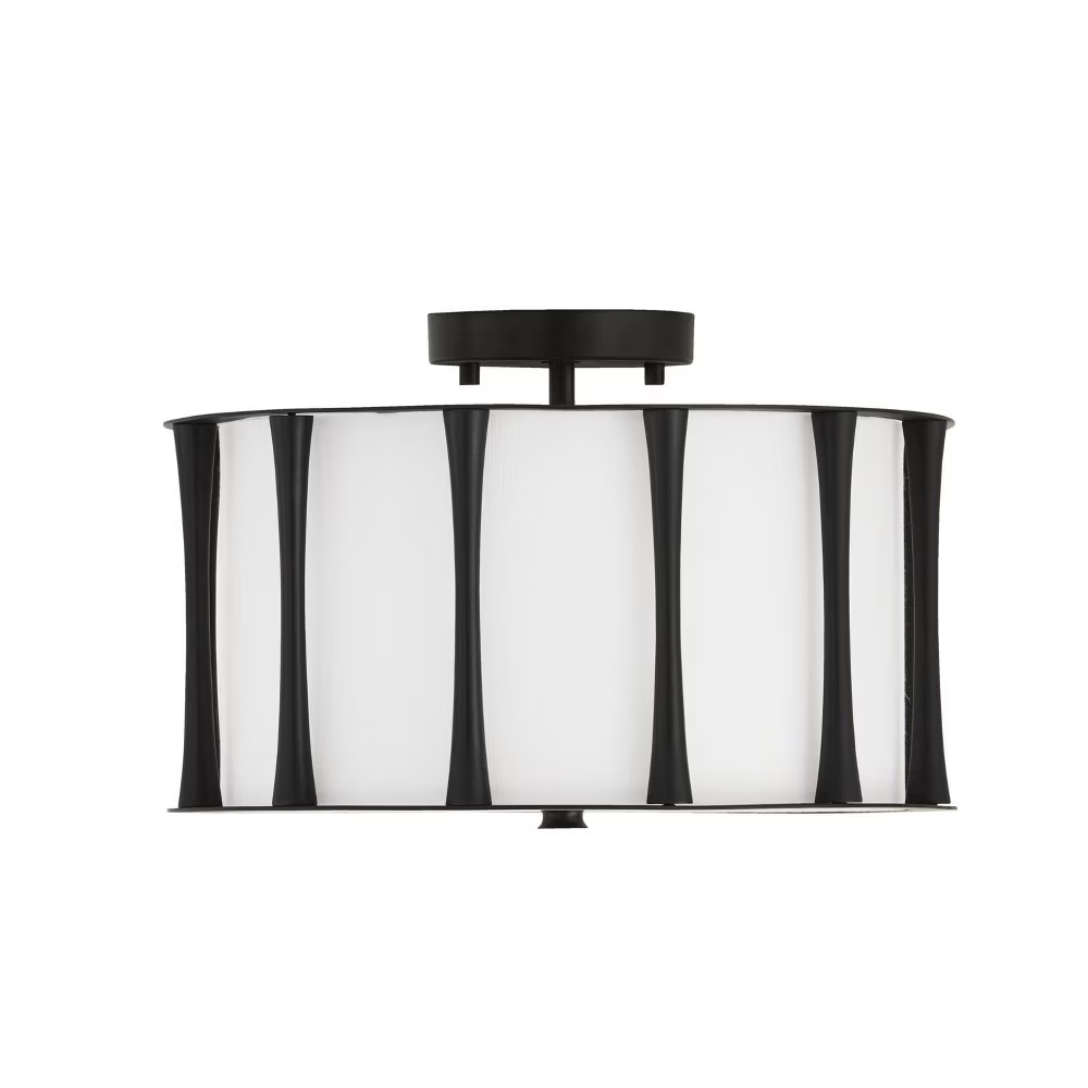 Capital Lighting - Bodie - 3 Light Semi-Flush Mount In Vintage Style-9 Inches - Image 5