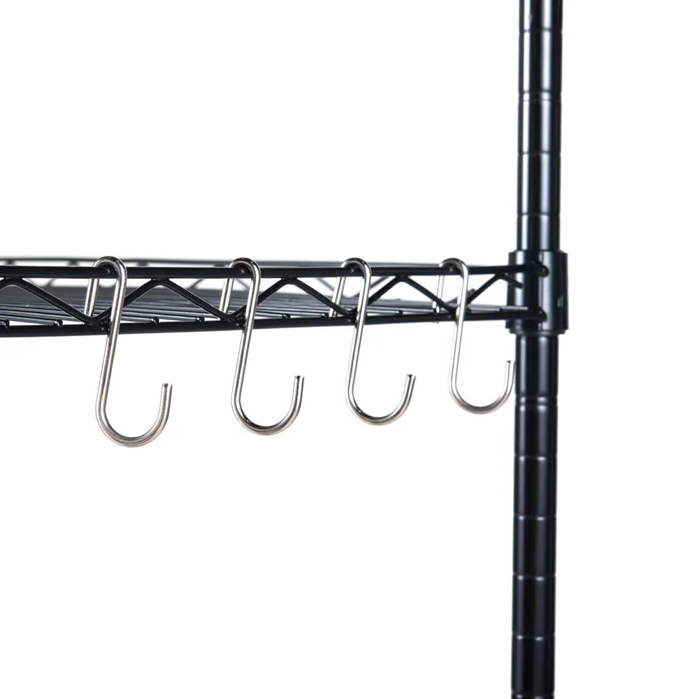 Ktaxon Adjustable Storage Shelves for Bathroom Kitchen Garage,200 Pounds Per Shelf - Image 6