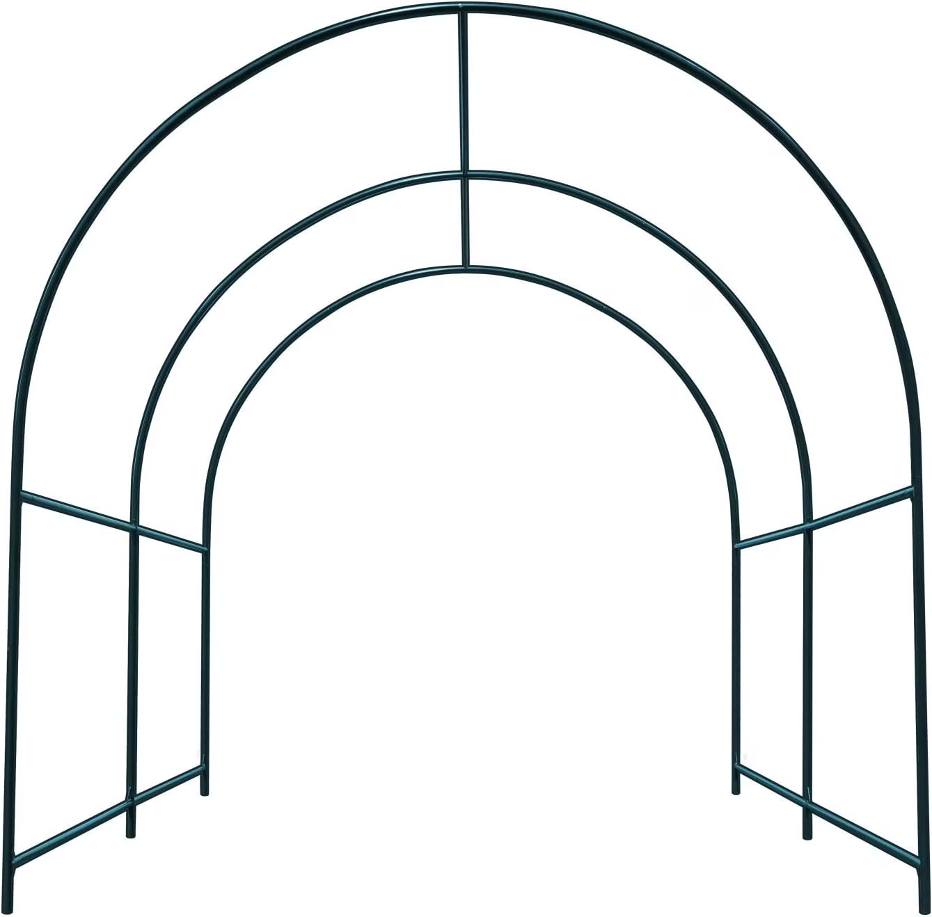 YardGrow Large Garden Support Arch Frame Climbing Plant Arch Arbor for Various Climbing Plant Roses Vines Birthday Wedding Party Decoration Pergola Frame (6.5 x 7 x 7.2ft) - Image 9
