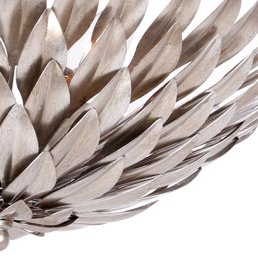 505-MT-Crystorama Lighting-Broche - Four Light Flush Mount in Traditional and Contemporary Style - 16 Inches Wide by 6.25 Inches High-Matte White - Image 17