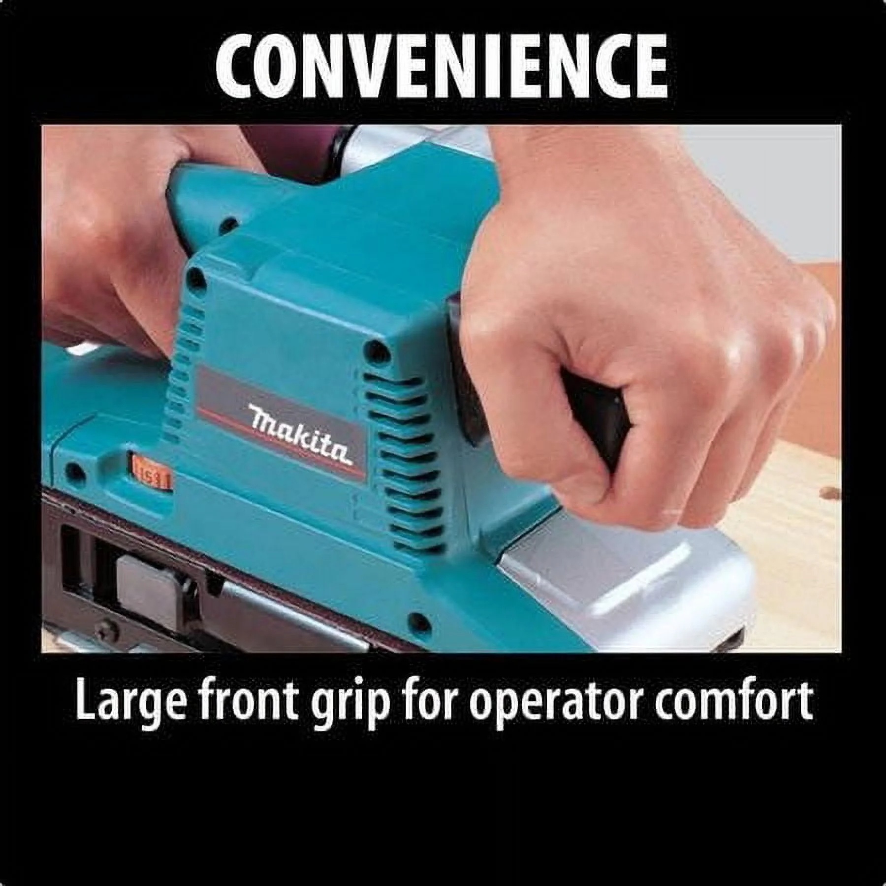 Makita 9920 3'' x 24'' Corded Belt Sander Variable Speed - Image 3