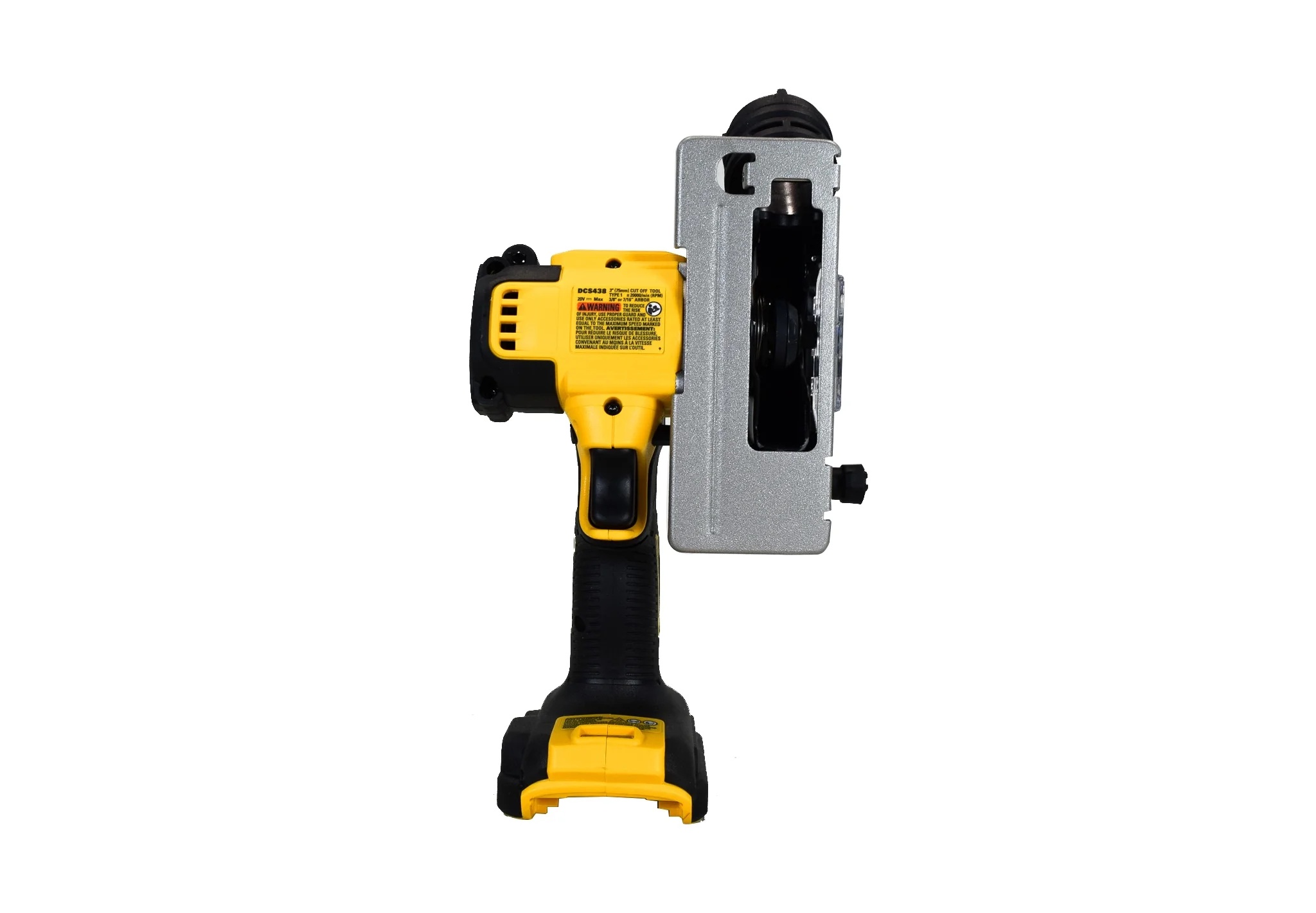DeWalt DCS438E1 20V MAX XR Cordless Brushless 3" Cut-Off Tool Kit with 1.7Ah Compact Battery, Charger & Tool Case - Image 6