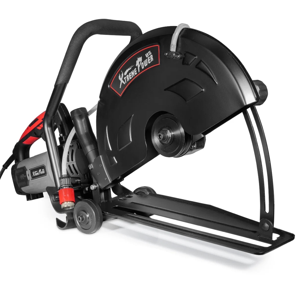 XtremepowerUS 14" Electric Concrete Saw, 2600W/15A Motor, Circular Saw Cutter With 5" Cutting Depth, Wet/Dry Disk Saw Cutter Includes Water Line, Pump For Stone, Brick, Porcelain, Concrete - Image 8