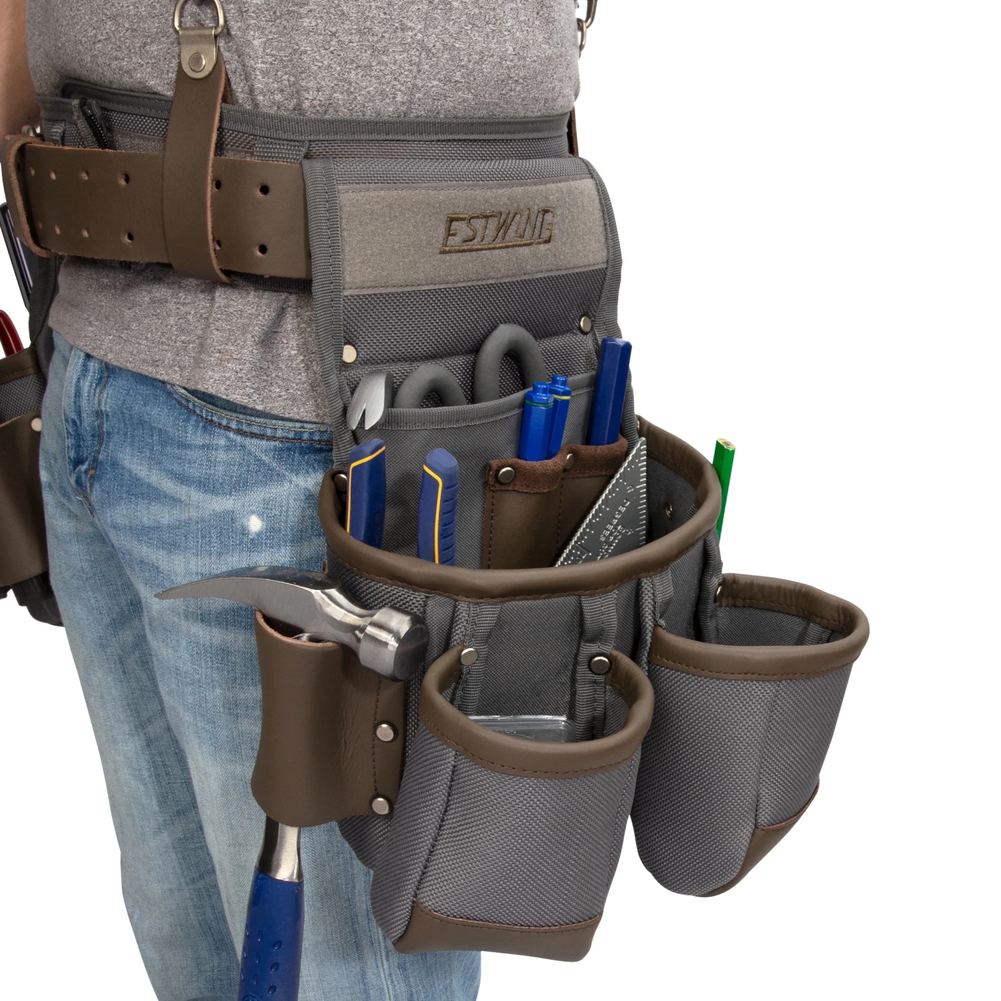 Estwing 94745 15-Pocket Framer's Tool Pouch Apron Set - Image 4