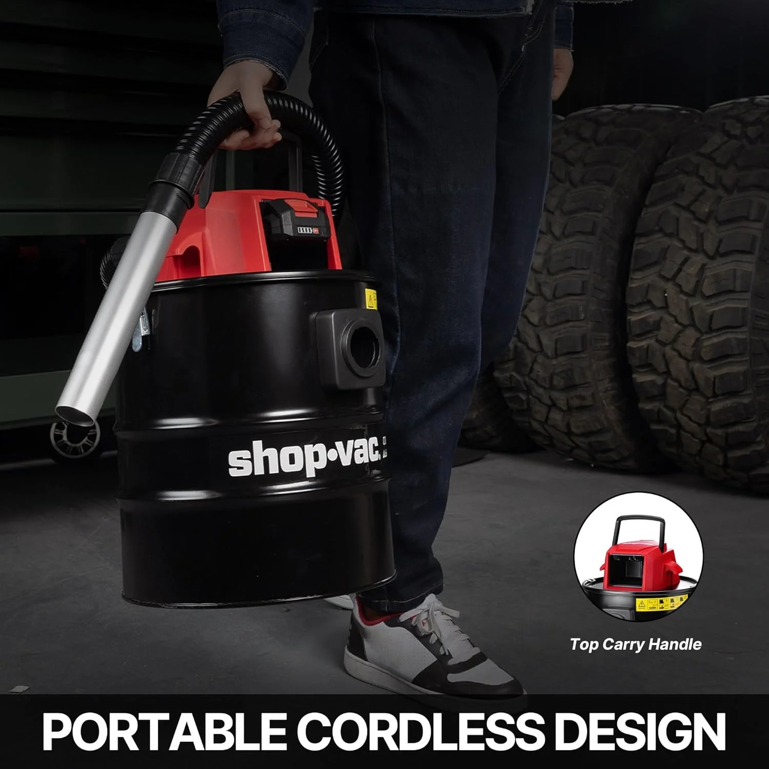 Shop-Vac 20V Cordless 5 Gallon Ash Vacuum - Image 4
