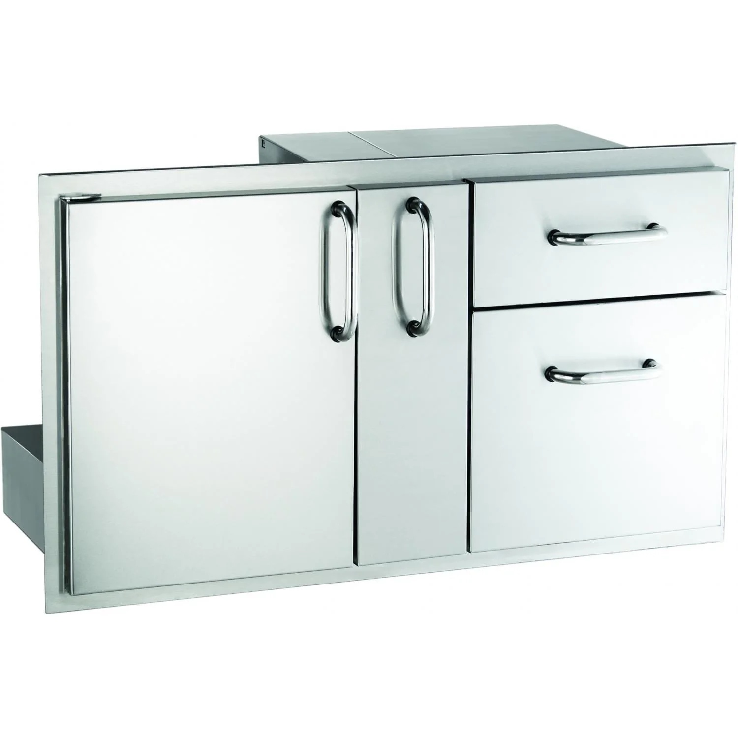 American Outdoor Grill 18-36-SSDD 18 x 36 in. Door with Double Drawers & Platter Storage Series 3