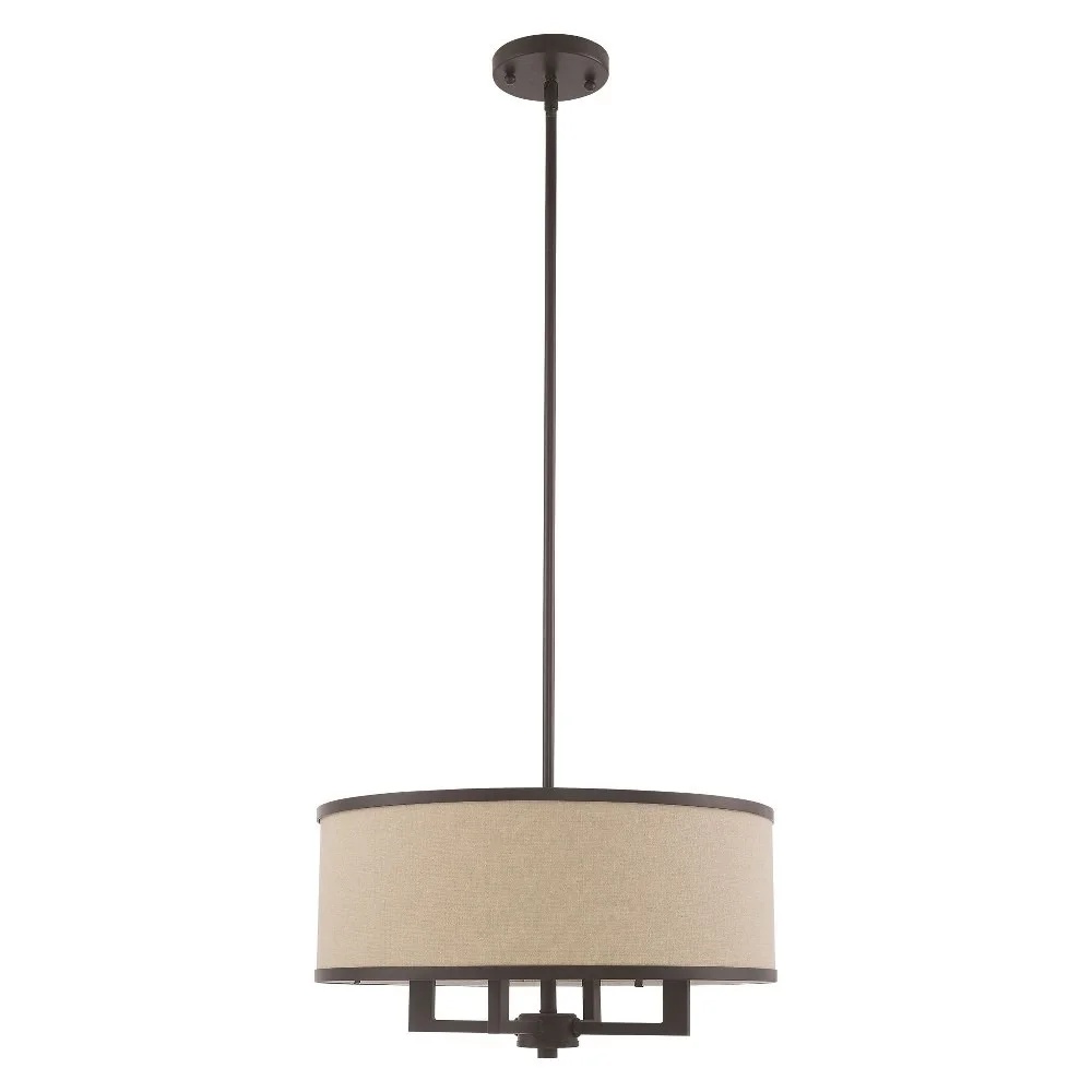 Livex Lighting Park Ridge Chandelier in Hand Painted Antique Gold Leaf - Image 13