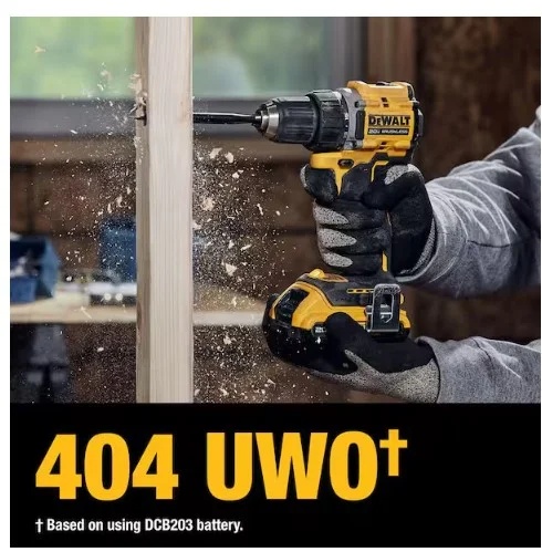 VSM DEWALT ATOMIC 20-Volt Lithium-Ion Cordless Compact 1/2 in. Drill/Driver Kit with 2.0Ah Battery, Charger and Bag - Image 4