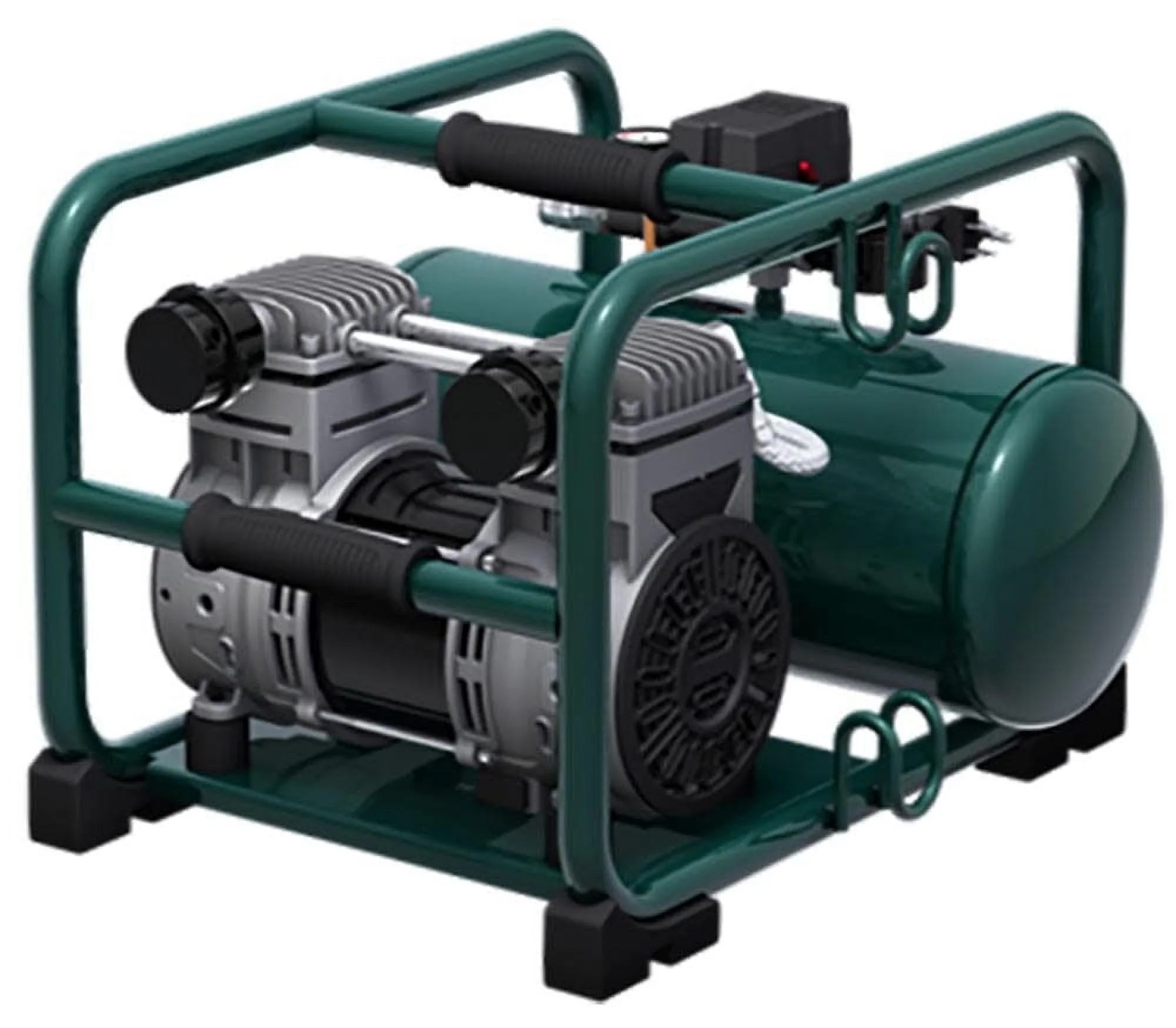 Rolair 2 Horsepower 115 Volt Hand Carry Portable Quiet Operation Air Compressor - Image 4