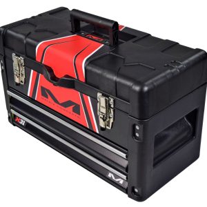 Matrix Concepts M31 Worx 2 Drawer Portable Tool Box (Black/Red) M31-402