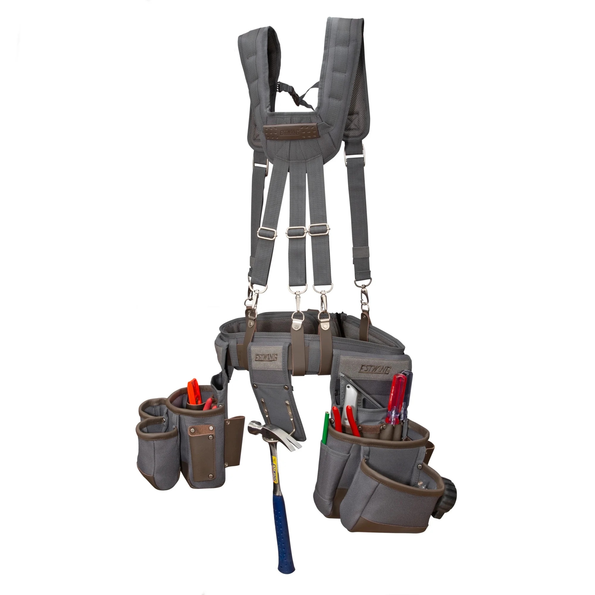 Estwing 94745 15-Pocket Framer's Tool Pouch Apron Set - Image 8