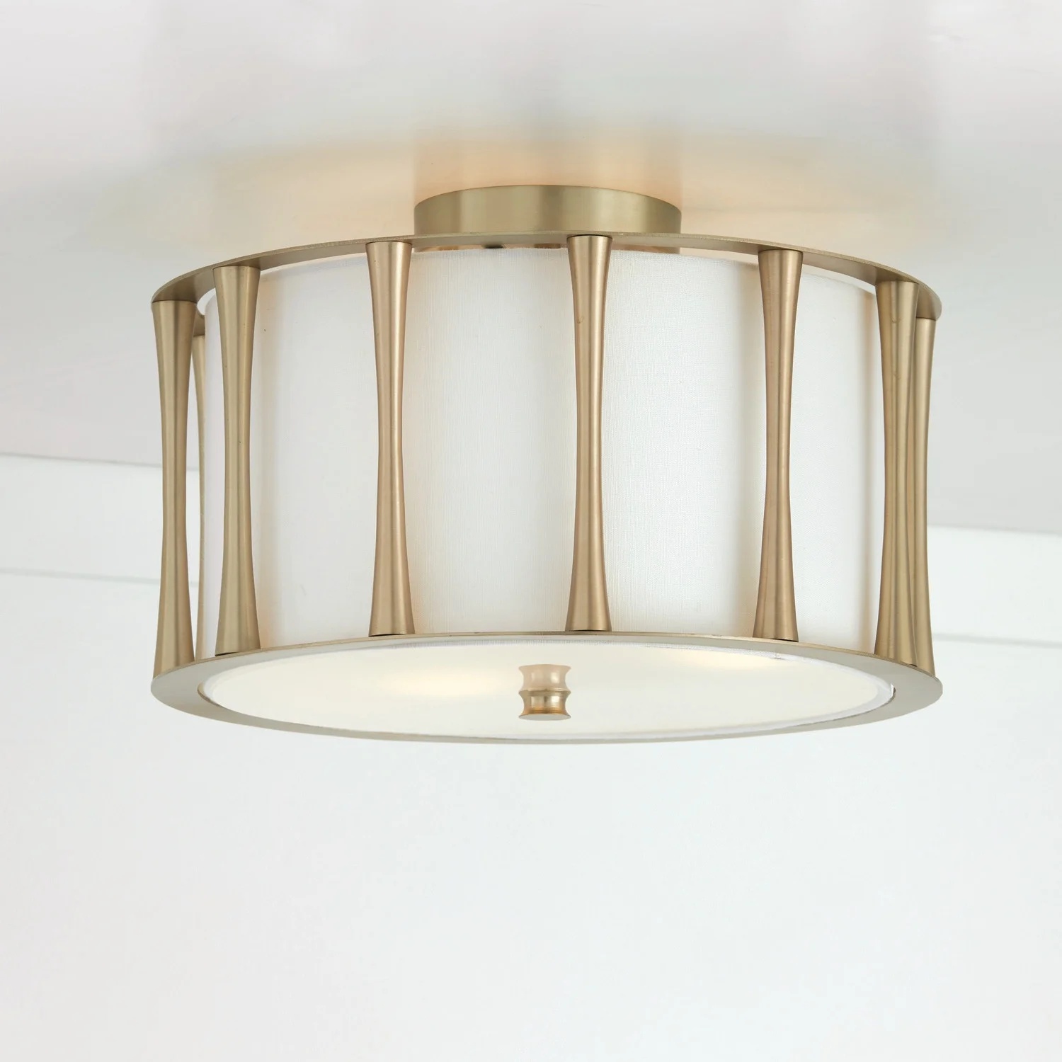 Capital Lighting - Bodie - 3 Light Semi-Flush Mount In Vintage Style-9 Inches - Image 6