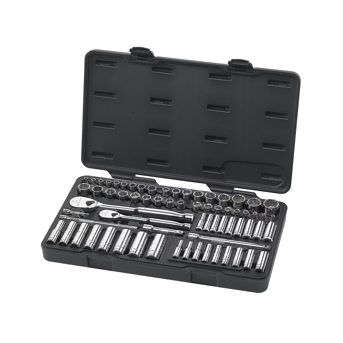 GEARWRENCH 83000, 1/4" & 3/8" Chrome Finish Socket Wrench & Set, 68 Piece