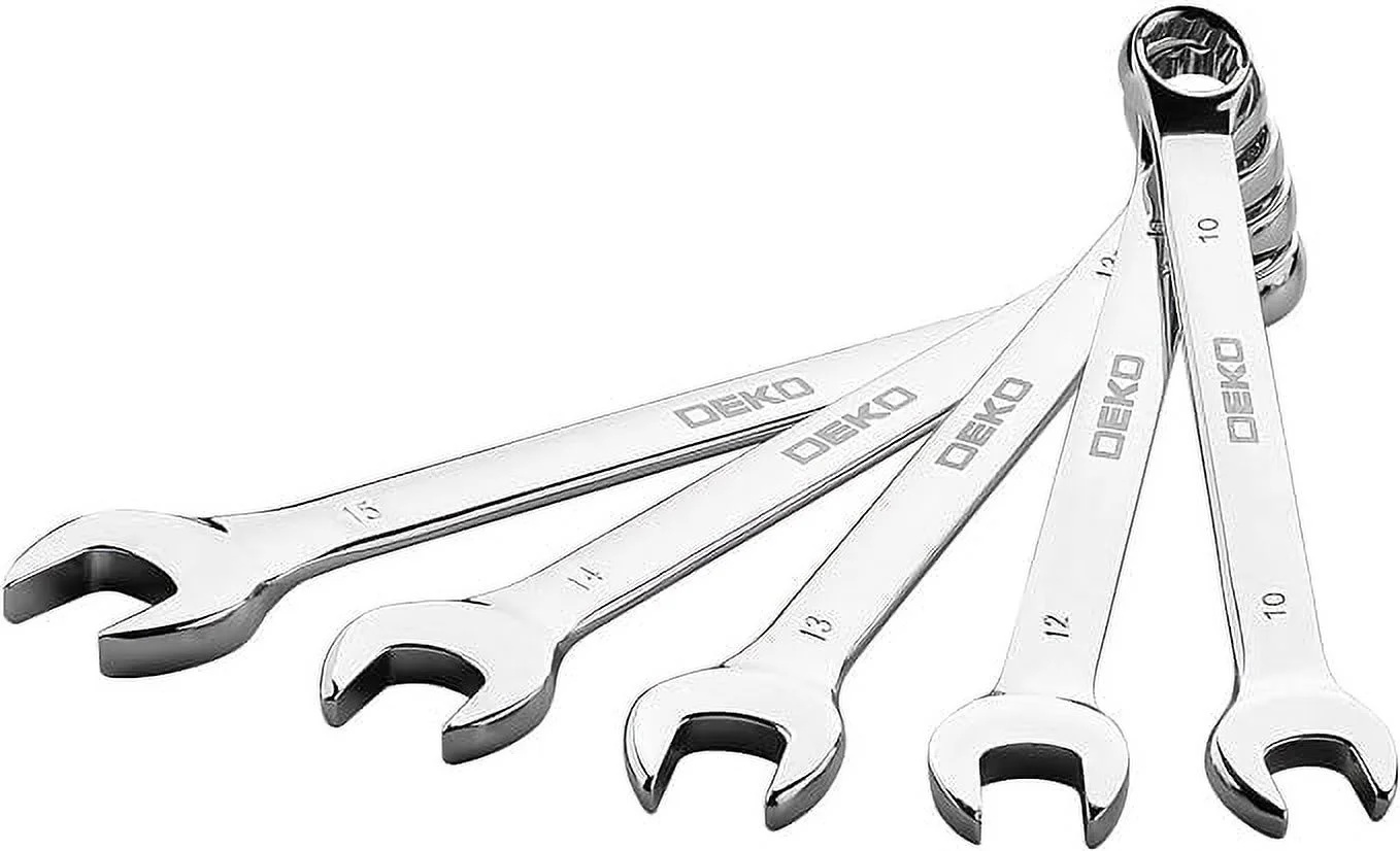 DEKOPRO 258 Piece Tool Kit with Rolling Tool Box Socket Wrench Hand Tool Set Mechanic Case Trolley Portable - Image 2