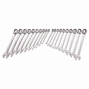 GearWrench Ratcheting Combination Wrench Set, 20-Pc., SAE and Metric, Model# 35720-06