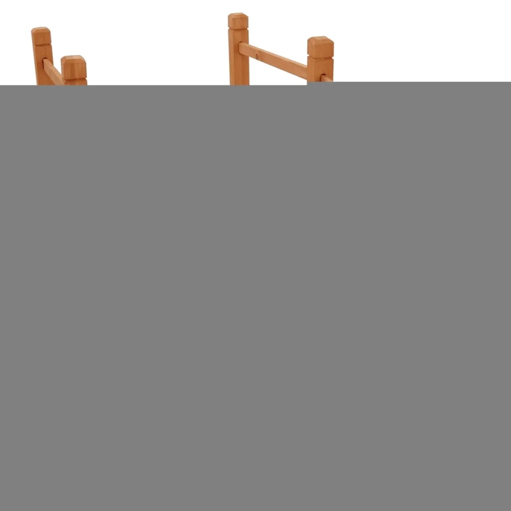 vidaXL Garden Bridge for Patio Pond Flower Bed Patio Decor Outdoor Garden Wood - Image 6