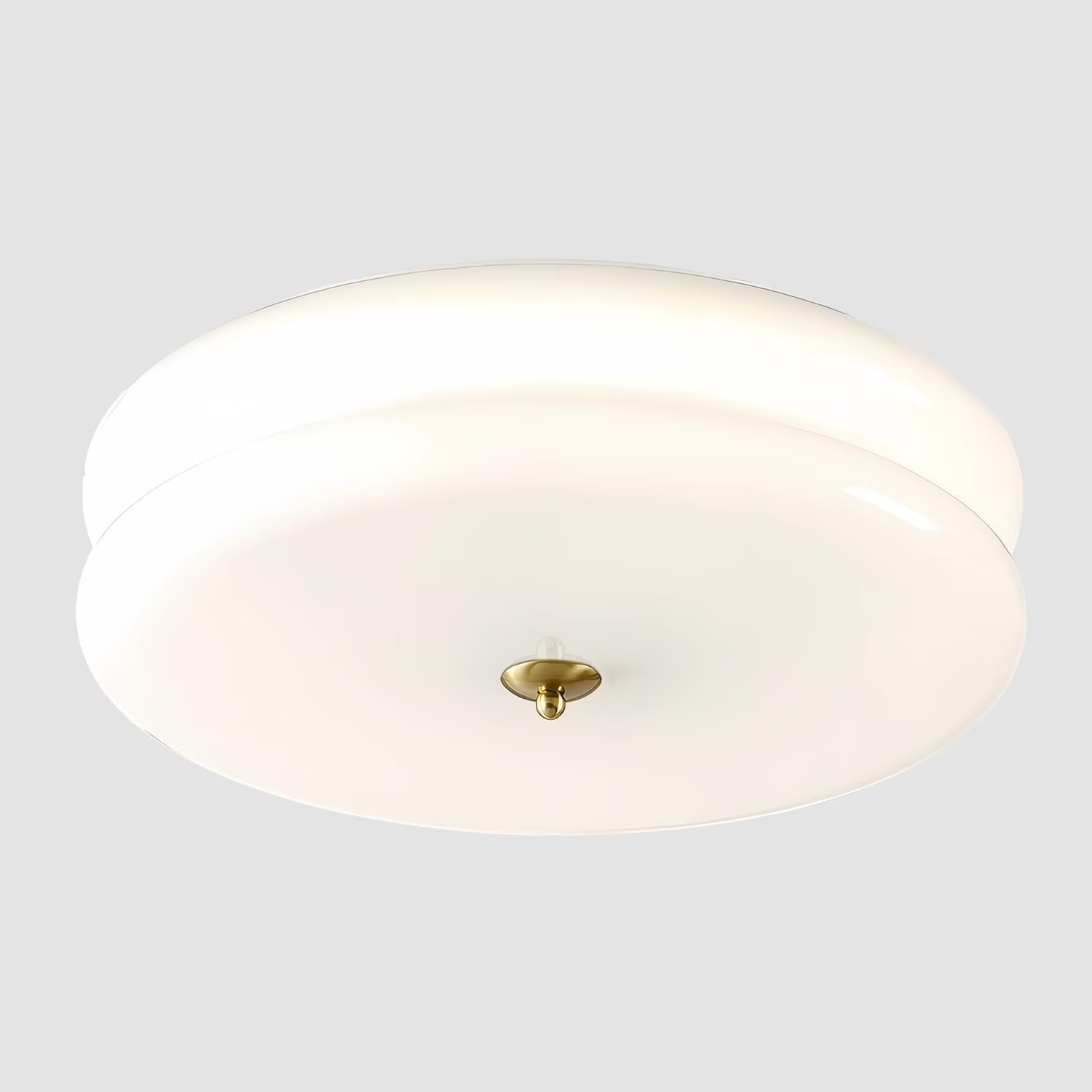 KCO Lighting Mid Century Modern LED Ceiling Lights Mint Green Glass Ceiling Lamp Large Hallway Ceiling Light - Image 3