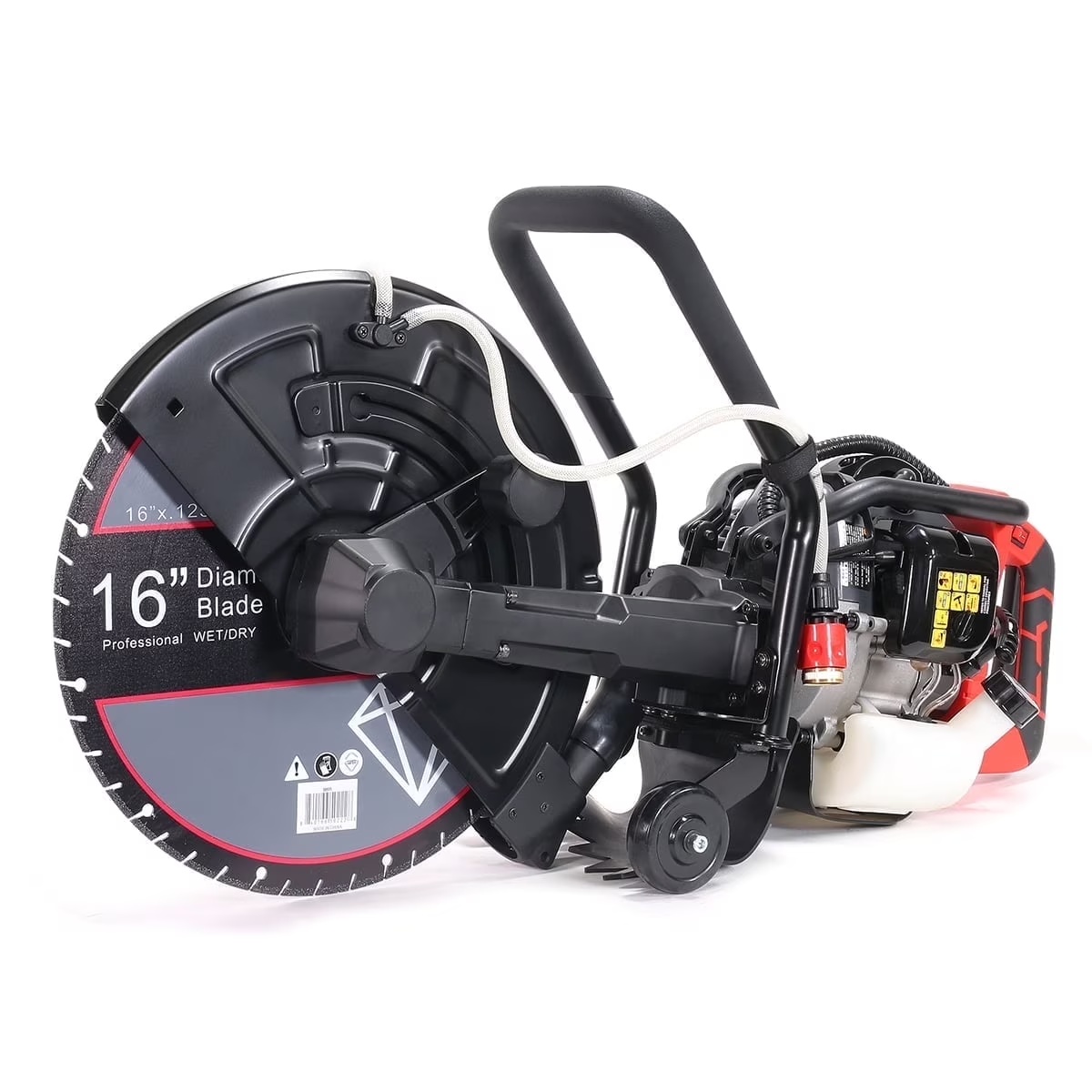 XtremepowerUS 14" Electric Concrete Saw, 2600W/15A Motor, Circular Saw Cutter With 5" Cutting Depth, Wet/Dry Disk Saw Cutter Includes Water Line, Pump For Stone, Brick, Porcelain, Concrete - Image 5