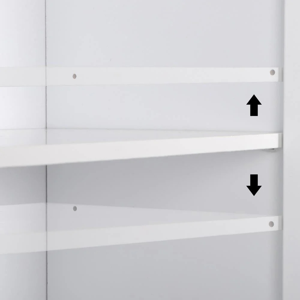 Ktaoxn 72" Kitchen Pantry Cabinet with Doors and Shelves Wood Utility Cabinets-Storage Cabinet for Kitchen,Office, Classroom, Pantry, White - Image 7