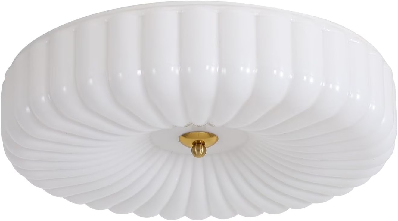 KCO Lighting Mid Century Modern LED Ceiling Lights Mint Green Glass Ceiling Lamp Large Hallway Ceiling Light - Image 11