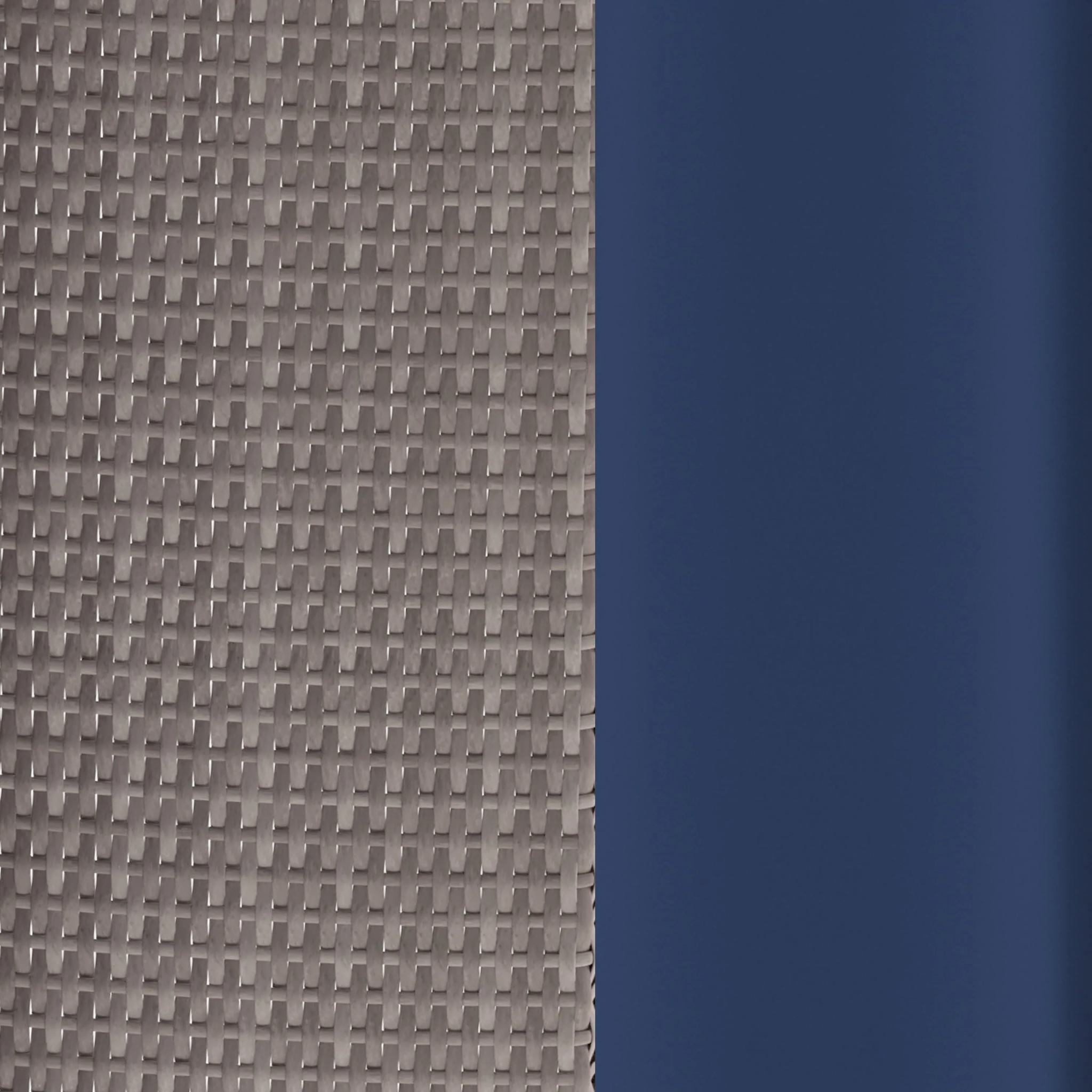 Flash Furniture Aransas Series 4 Piece Light Gray Patio Set with Navy Back Pillows and Seat Cushions - Image 13